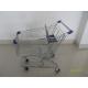 Low Carbon Steel Supermarket Shopping Trolley Zinc Plating With Clear Lacquer