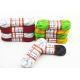 Colorful Flat Waxed Ice Hockey Laces Waterproof Custom Paper Roll Packed