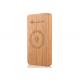 Bamboo Appearance Square Portable Charger With DC 5v/2a Input Current
