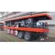 20 foot 2-axle Flatbed semi-trailer with twist locks  - TITAN VEHICLE