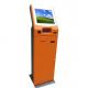 Healthcare Kiosk / Multimedia Kiosks With Card Dispenser, Barcode Scanner and Card Reader