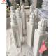 White Onyx Marble Stone Stair Handrail Customized for Villa and House Decorative Baluster