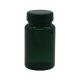 150ML PET capsule pill tablet leakproof bottle with flip top cap customized and degradable