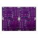 FR4 1.6mm OSP PTFE HDI PCB Circuit Board Service Purple Soldermask