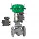 Control Valve with FISHER 3582I DVC6200 Valve Positioner With High Temperature Resistant 2/2-Way Diaphragm In Stock