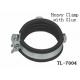 TL-7004 15--315mm pipe U clamp PVC/EPDM  rubber Glue electrical equipment accessory metal for fixing hose tube