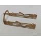 Copper terminal contact part of the power socket Brass custom switch and socket metal progressive electric stamping parts