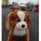 Hansel Battery Operated Rides On Animal Toys Plush Stuffed Zippy Walking Animal