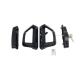 Black D Shaped Door Handles Pull Handle Lock With Key Customizable Design