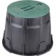 Lawn Water Valve Box 10 Inch  Round Sprinkler Control Box UV Stabilised Materials