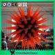 3M Orange Inflatable With Black Ball Inflatable Star For Event Decoration