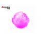 Elastic Light Up Balls Pink / Blue Color Rubber Material For Dog / Cat Molar