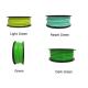 High Temperature PLA 3D Printer Filament For 3D Printing , 7 Types Of Green Color