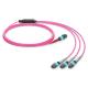 24 Core Fiber Optic Cable for Stable Operation -40- 80 C and Plugging Times 1000 Times