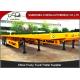 50000 Kilograms Payload Flatbed Cargo Trailer For 20ft / 40ft Container Deliver
