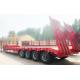 Heavy Duty 4 axles 100 ton drop deck low bed semi trailers for Congo Market