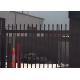Spear Top Fence, Hercules Fence, Top Spear Fence, Pressed Top Steel Fence Coated at black 2100mm x 2400mm