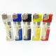 Five Colors White LED Lamp Soft Flame Electronic Lighter Gas Refillable Cigar Lighter