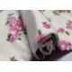 C20*10 40*42 Cotton Flannel Cloth Bleached White Printed Flannel Fabric