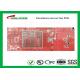Double sided PCB Gold Plating  Red solder mask LF HASL  ISO9001  UL  ISO SGS