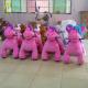 Hansel amusement park rides kids stuffed electric ride on animals
