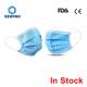 Facial Protective  3 Ply Face Mask Anti Virus Disposable with Elastic Ear Loop