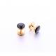 Fashion Round Stud Earring Simple black color Earring Designs For Women And Men