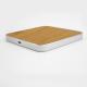 Ultra Thin Wooden Wireless Charger 10W Natural Bamboo Material for Smart Phones
