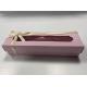 Magnetic 6 Macaron Box Pink Luxury Macaron Packaging Floral Design
