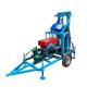 CE Certification Portable 200m Wheel Type Borehole Water Well Drilling Rig with 550 KG Load