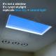2x2 Slim Square Led Sky Ceiling Panel 220V Artificial Daylight Blue Sky Light Dali 1V-10V