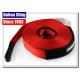 20000Lb Red Recovery Tow Strap With Hooks , Winch Extension 12 TON 4WD