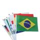 Polyester Printed Hand Held Flags  10*15 cm Customized Small Size