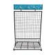 Multi-Functional Supermarket Retail Mesh Wire Hanging Display Rack With PVC Billboards
