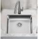 Undermount Stainless Steel 304 Kitchen Sink Single Bowl With Drainer And Sewer Pipe