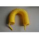 Custom Yellow Plastic Big Coiled Bungee Cord Lanyard