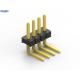 Right Angle Male Pin Header Connector 1.27 Mm Pitch 2 Pins To 80 Pins