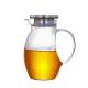 Bird Shaped Drink Pitcher With Lid , Lightweight Glass Juice Pitcher With Handle