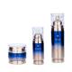 120ml Blue Gradient Cosmetic Packaging Bottle Glass Empty Skincare Bottles For Facial Care
