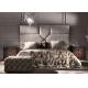 Silver Italian Bedroom Furniture Set Cama Lit Luxury King Beds For Home