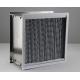 SS Frame High Temperature Air Filter H13 Hepa Air Purifier Aluminum Foil Separator
