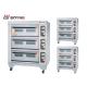 19.8kw Commercial Bakery Kitchen Equipment Six Tray Electric Baking Oven