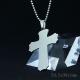 Fashion Top Trendy Stainless Steel Cross Necklace Pendant LPC104