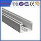 YueFeng china factory white powder coated aluminium channel price per kg