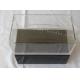 High Quality Acrylic Tissue Box Made Of Clear And Black Acrylic For Home Use