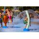 Outdoor Fountain Water Splash Pad 1.2M Fade Erosion Resistant Stainless Steel