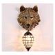 Resin Wolf Wall Lamps Vintage Wall Sconce Light Fixtures for Living Room Bedroom Loft Industrial Lamp (WH-VR-63)