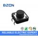 Black Round Button SMD Tactile Switch Through Hole Type For High Density Mounting