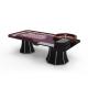 High End Gambling Roulette Wheel Table With Two Octangle Legs