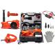 electric hydraulic jack impact wrench car repair tool kit with air compressor